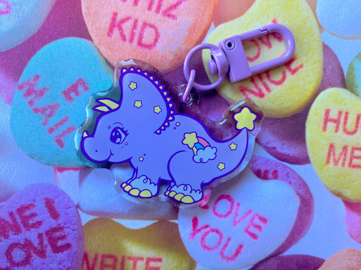 dino keychain