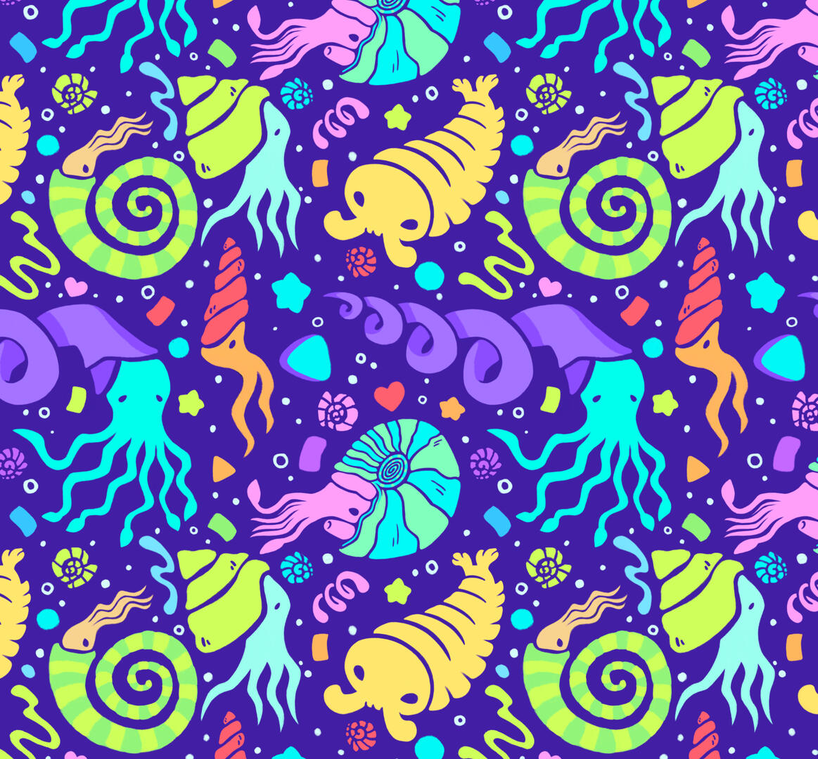 rawrcade carpet pattern