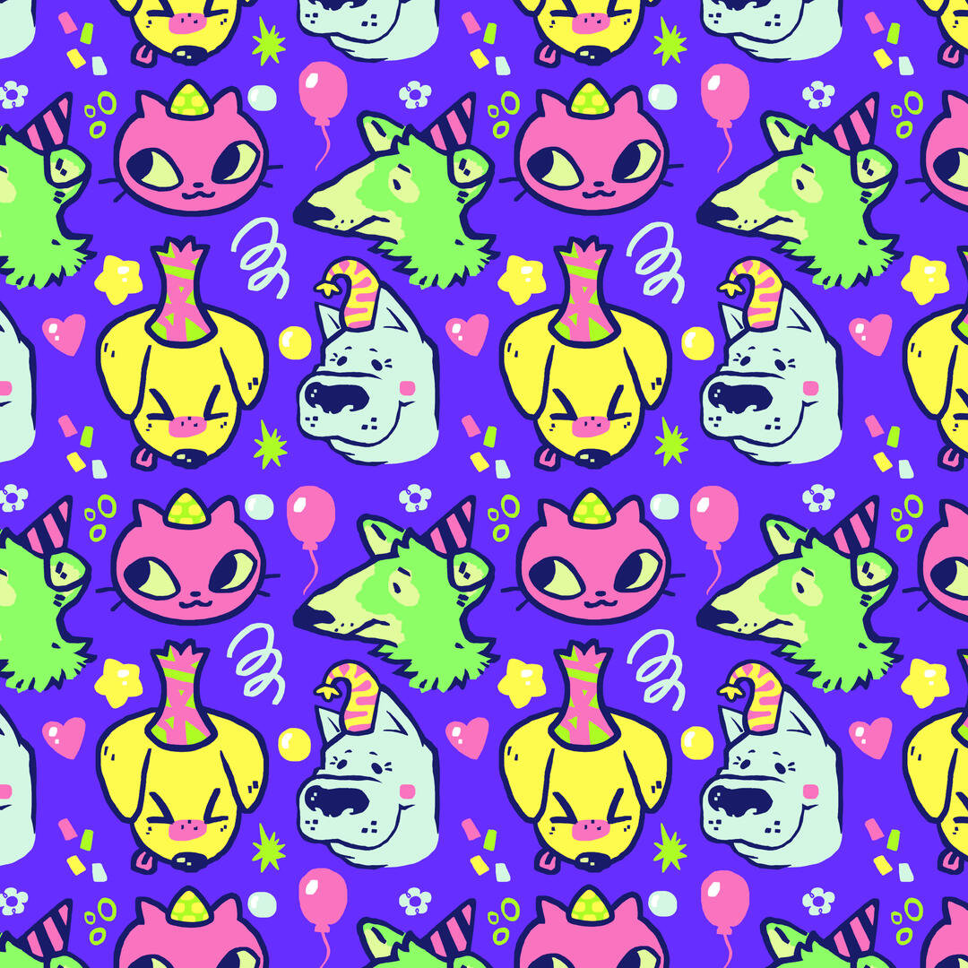 party animals pattern