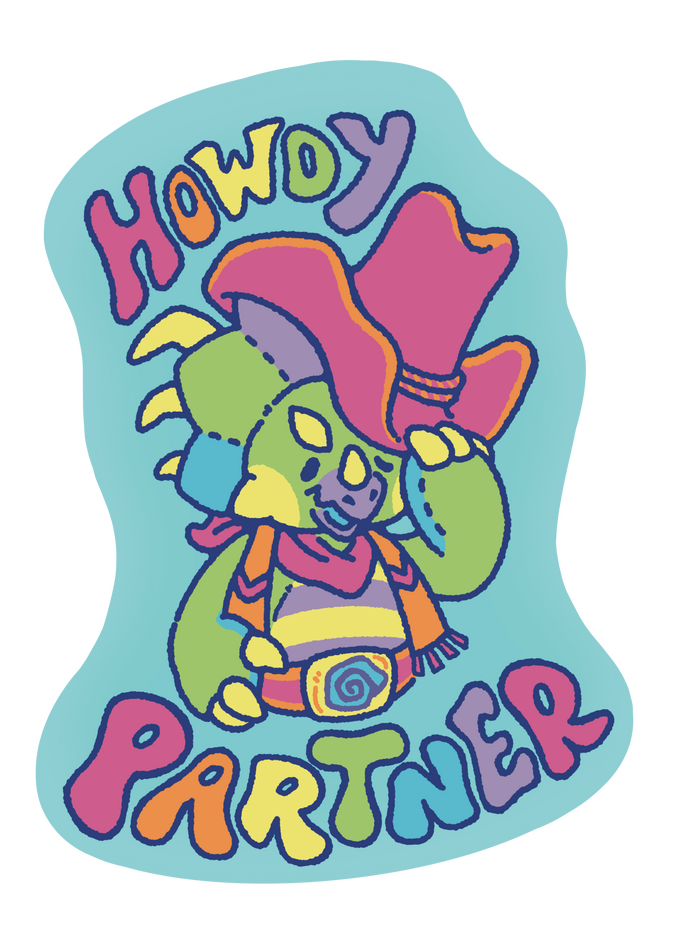 ANE 2026 stamp rally reward - rawrcade™: cowboy cade